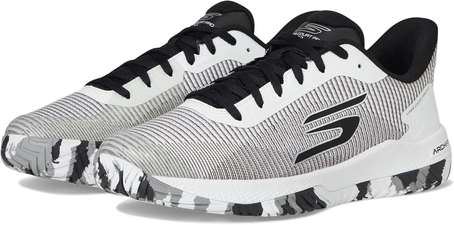 Мужские домашние тапочки Skechers Go Walk Arch Fit 2.0 Simplicity 2, белый/черный