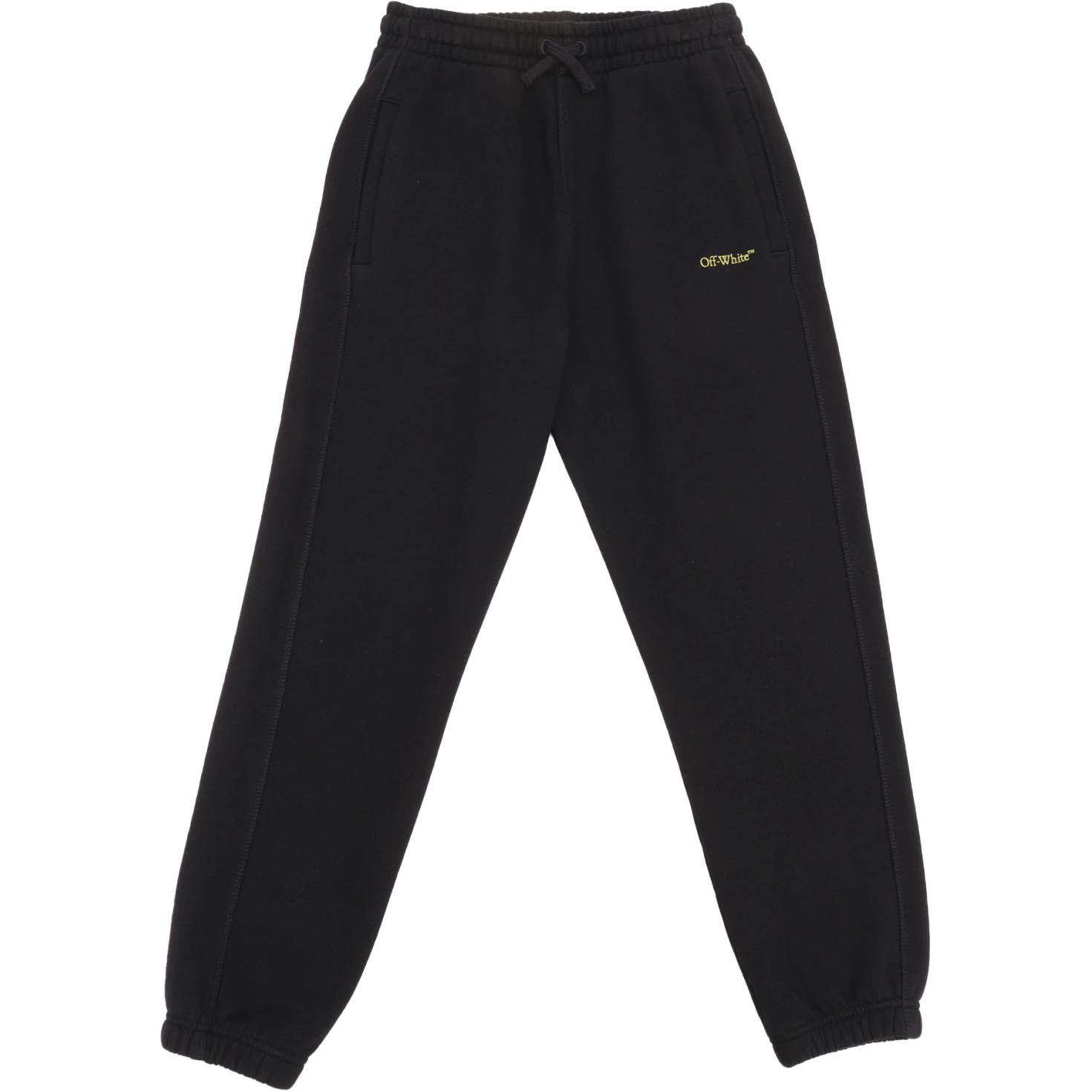 

OFF-WHITE Повседневные брюки OFF WHITE, обычные, черные, детские