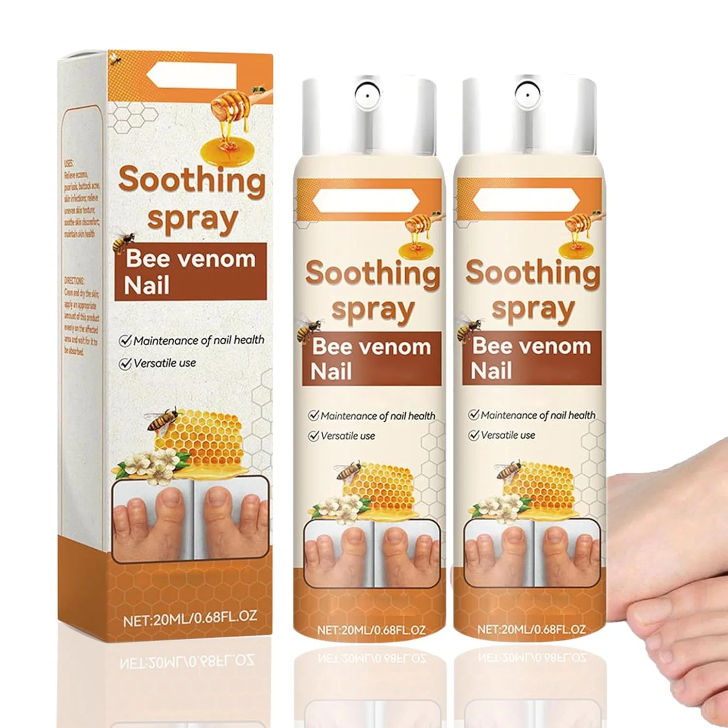 Спрей для восстановления ногтей Cvreoz Bee Venom, 2 шт. Generisch
