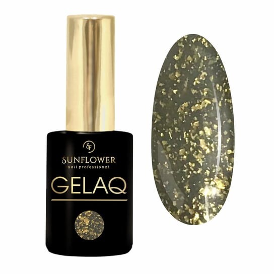 

Эффект золотых чешуек, Черный 085 Gelaq, SUNFLOWER