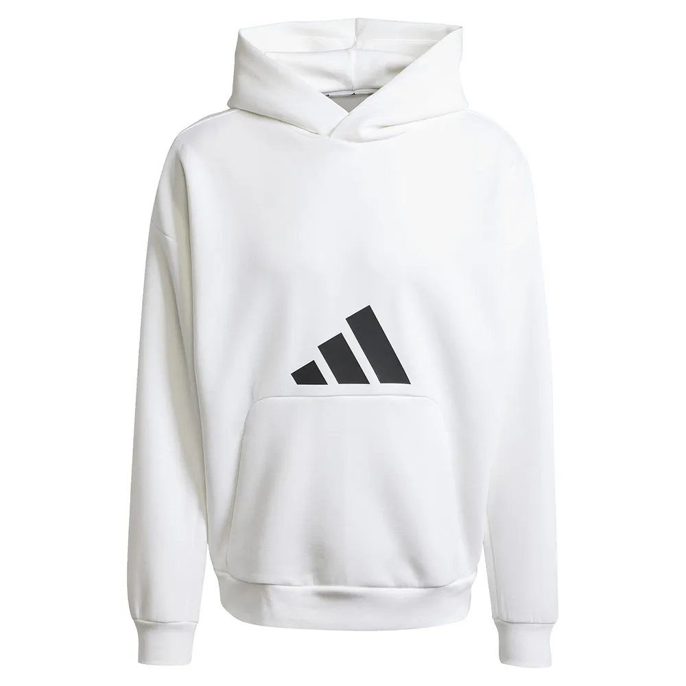 Худи adidas Future Icons 3 Bar Logo, белый — фото 3