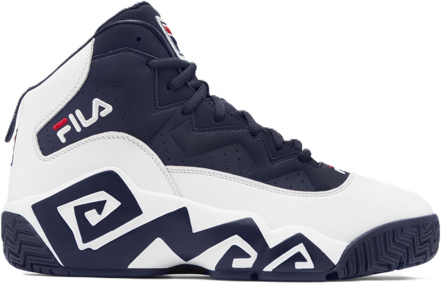 

Мужские модные кроссовки Fila Mb, белый/красный/синий/темно-синий