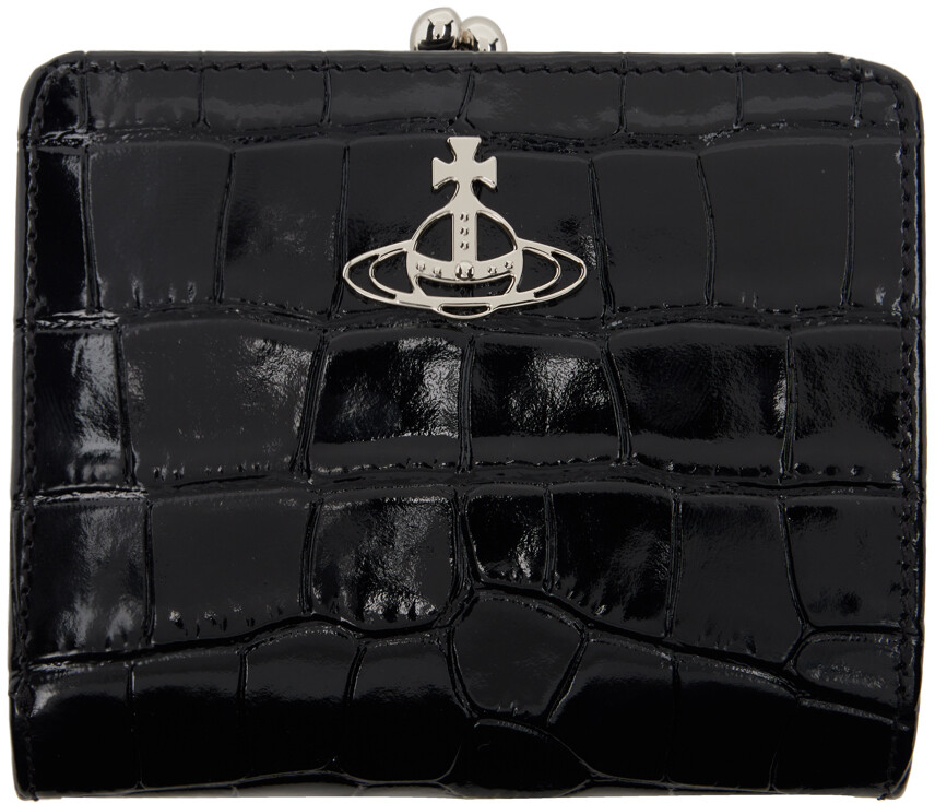 

Кошелек с карманом в рамке Vivienne Westwood, черный