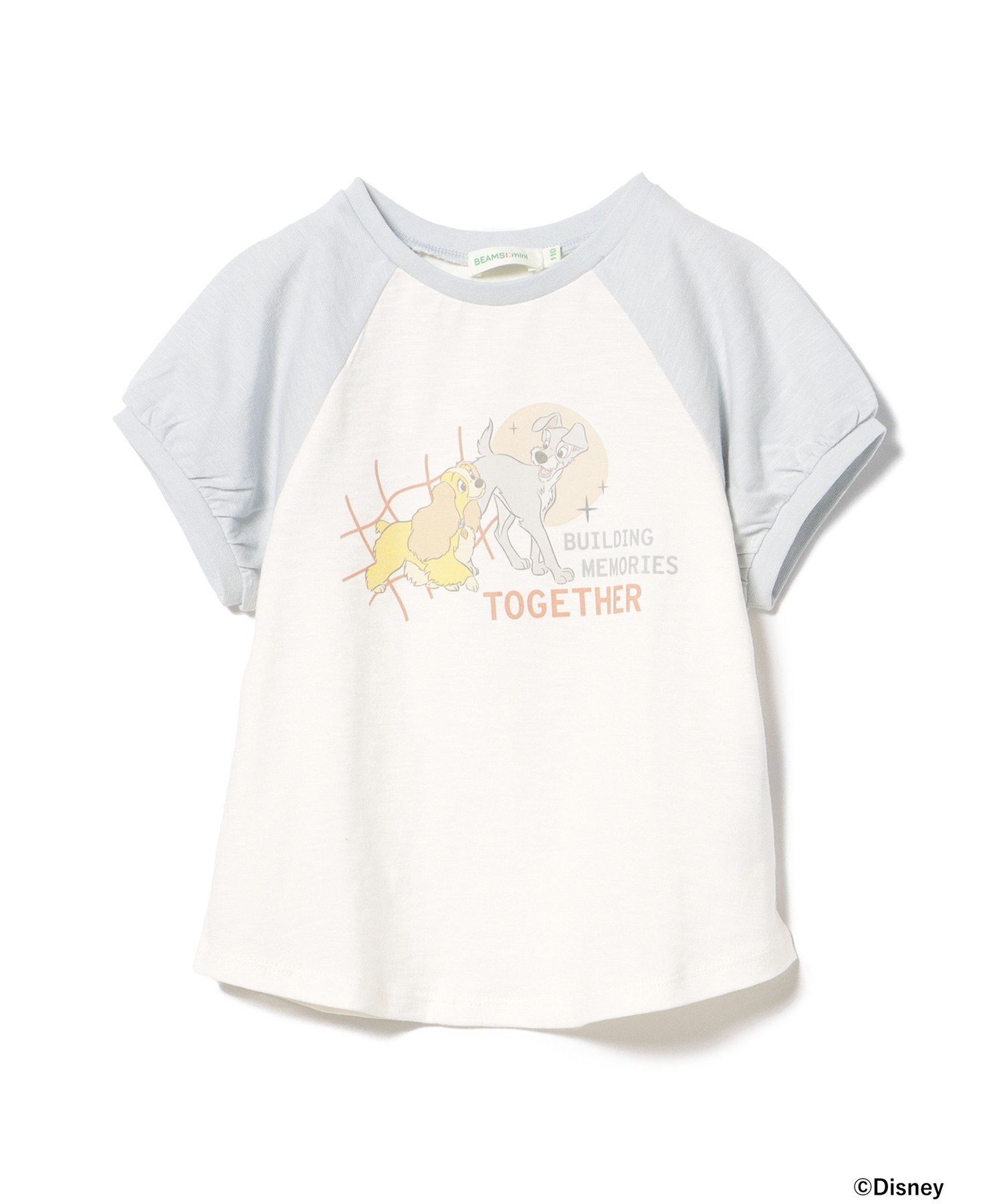 Футболка Disney с пышными рукавами (90–150 см) BEAMS mini, SAXE