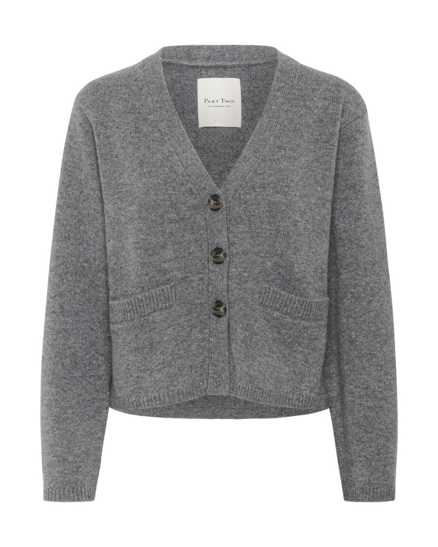 

Вязаный кардиган Part Two Sveva, mottled grey