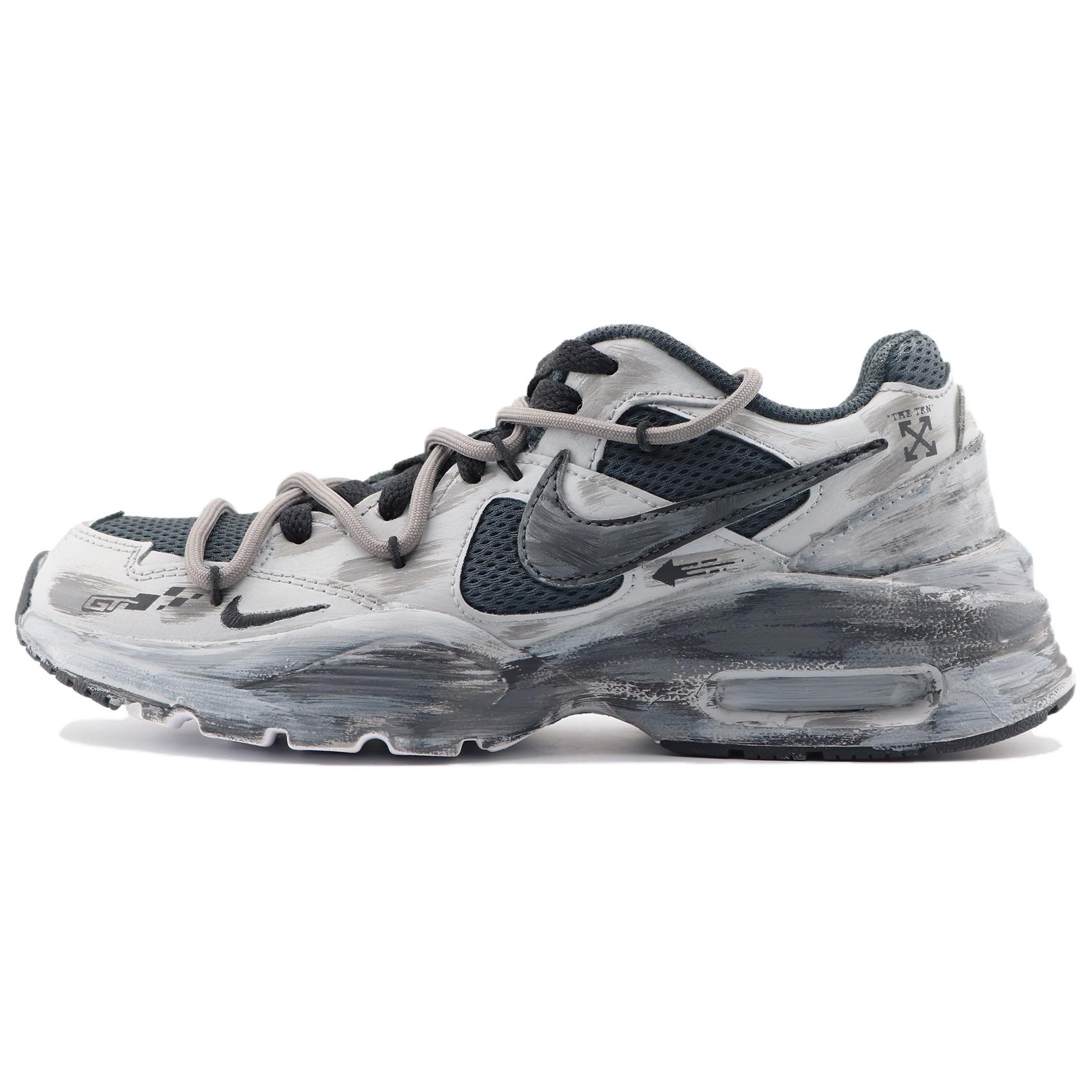 

Кроссовки Air Max Fusion с амортизацией, износостойкие, низкие, повседневные, темно-серые, мужские Nike, Dark Gray