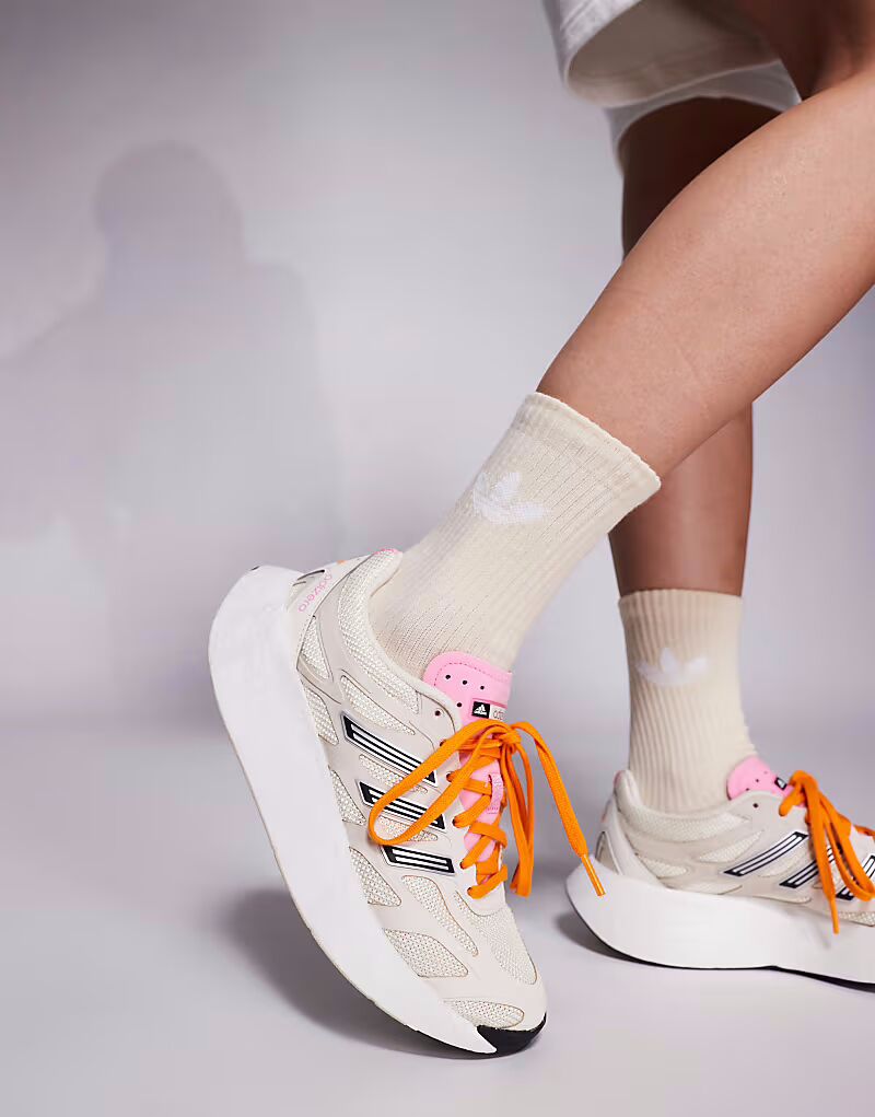 Кроссовки Adidas Originals Adizero Aruku розового цвета — фото 3
