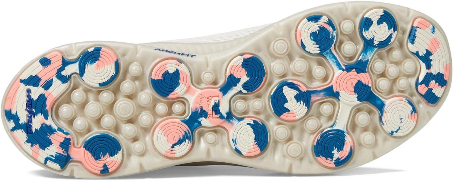 Кроссовки SKECHERS Performance Go Walk Anywhere Telyn Hands Free Slip-Ins, цвет Natural/Pink — фото 3