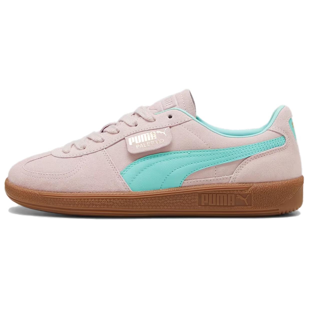 

Кроссовки Puma Palermo Skateboarding Shoes Unisex Low-top Pink/Blue, розовый