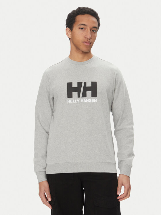 

Толстовка обычного кроя Logo Crew 30395 Helly Hansen, серый