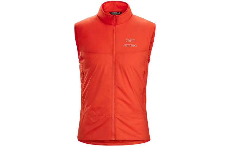 Arcteryx Мужская куртка ATOM, Polar White/Ultramarine Blue/Arctic Silk/Vitality — фото 3