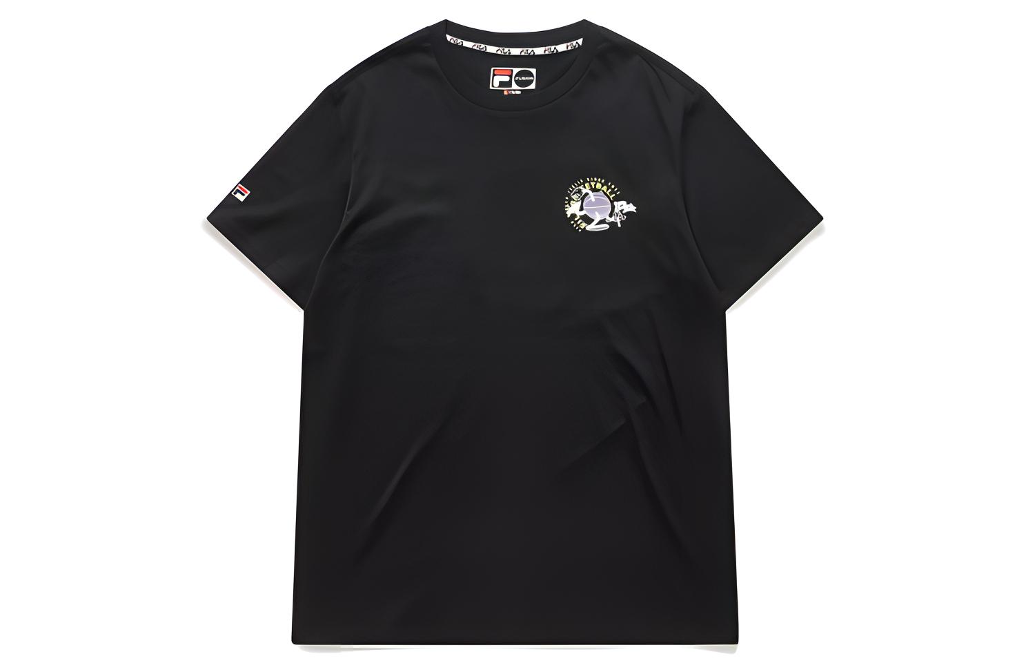 

FILA FUSION Футболка мужская черная, Черный, FILA FUSION Футболка мужская черная