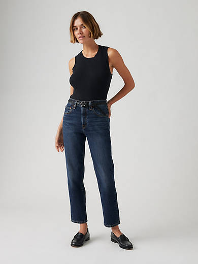 

501 Оригинальные укороченные женские джинсы Levi's, цвет Apply Now - Dark Wash