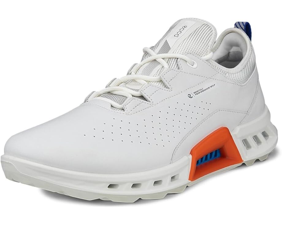 

Кроссовки ECCO Golf Biom C4 Vented GORE-TEX Waterproof Golf Shoe, цвет White/Mazarine Blue, Серый, Кроссовки ECCO Golf Biom C4 Vented GORE-TEX Waterproof Golf Shoe, цвет White/Mazarine Blue