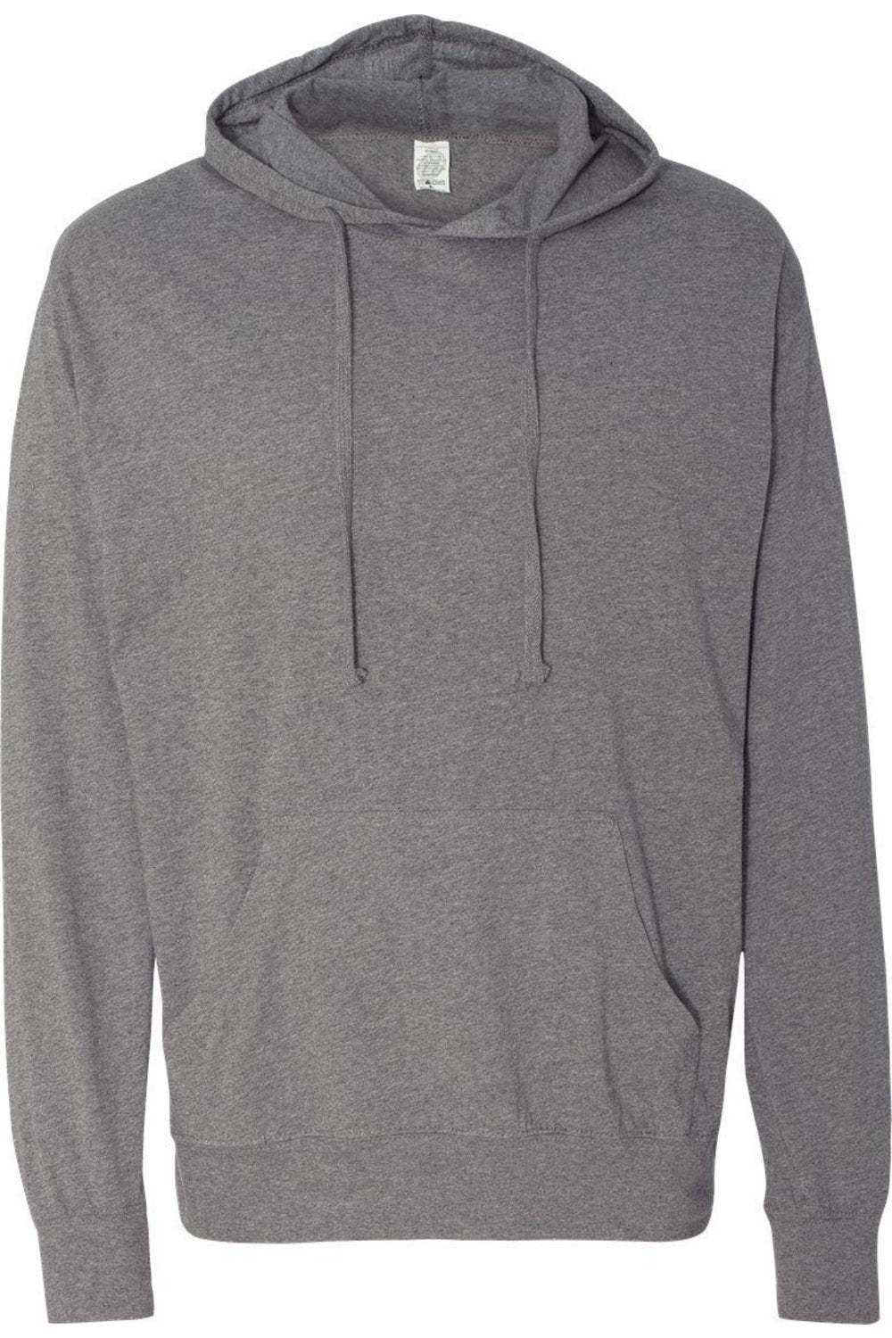 

Independent Trading Co. Легкая футболка-пуловер с капюшоном, цвет gunmetal heather