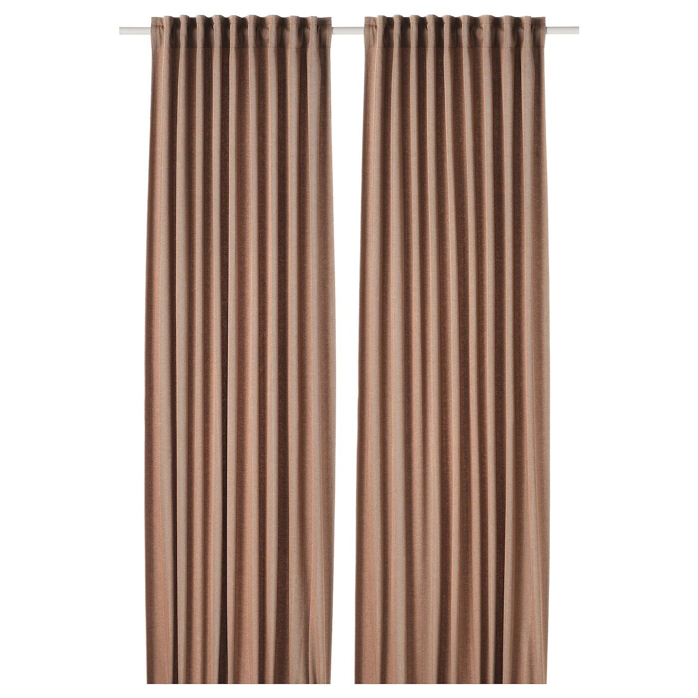 

2 шторы-гардины (затемненные), темно-красные, 145х300 см, TIBAST IKEA