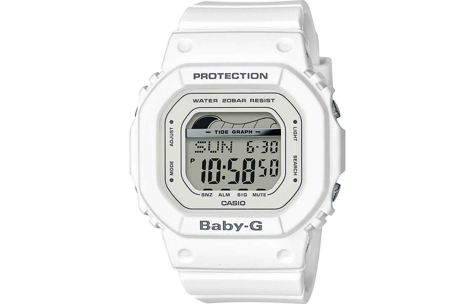 

CASIO Женские часы BABY-G белого цвета BLX-560-7PR