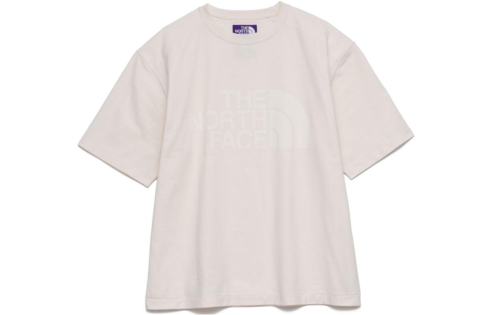 

Футболка унисекс цвета айвори THE NORTH FACE PURPLE LABEL