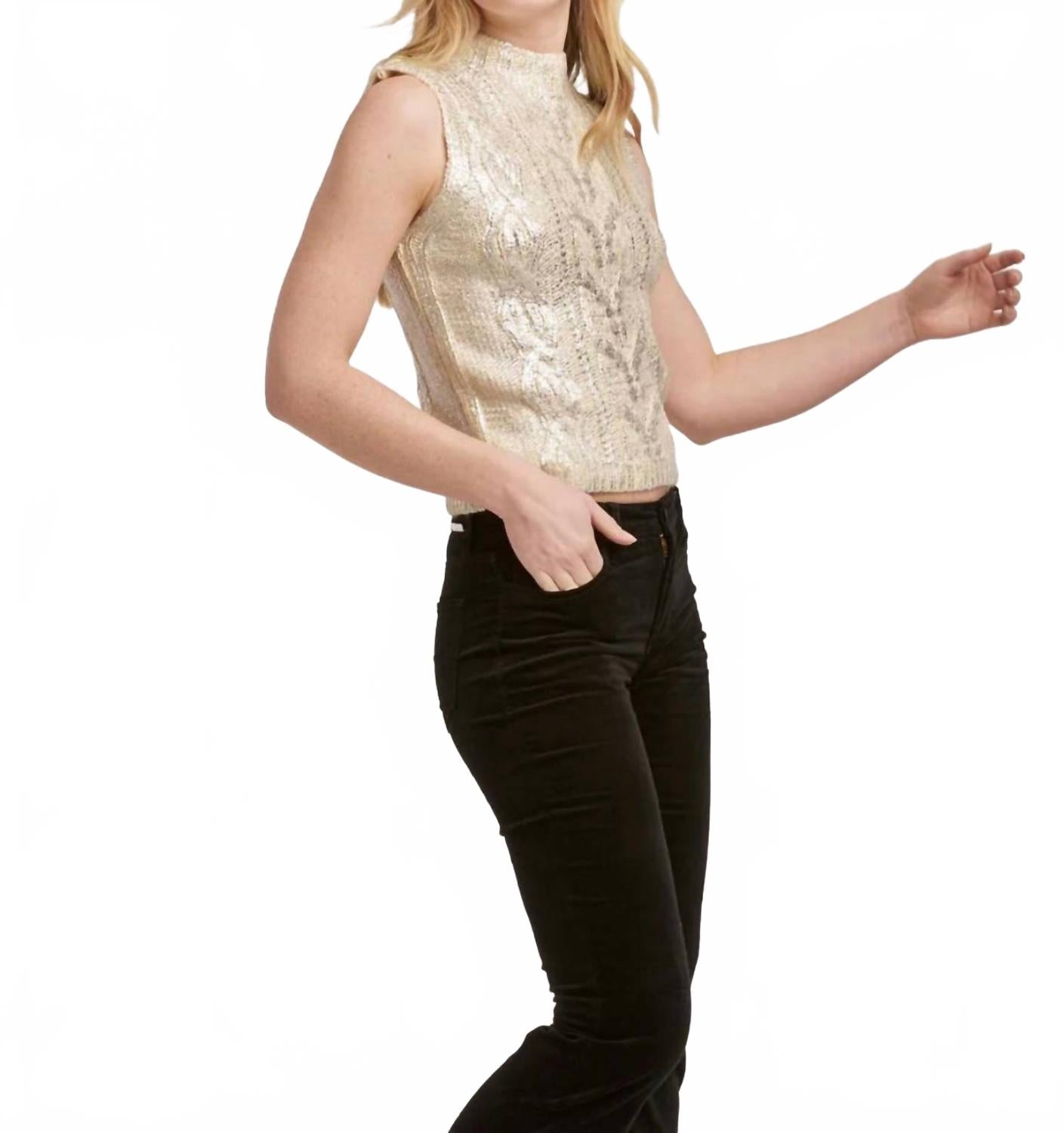 

DEAR JOHN DENIM Белый свитер без рукавов «Татьяна»