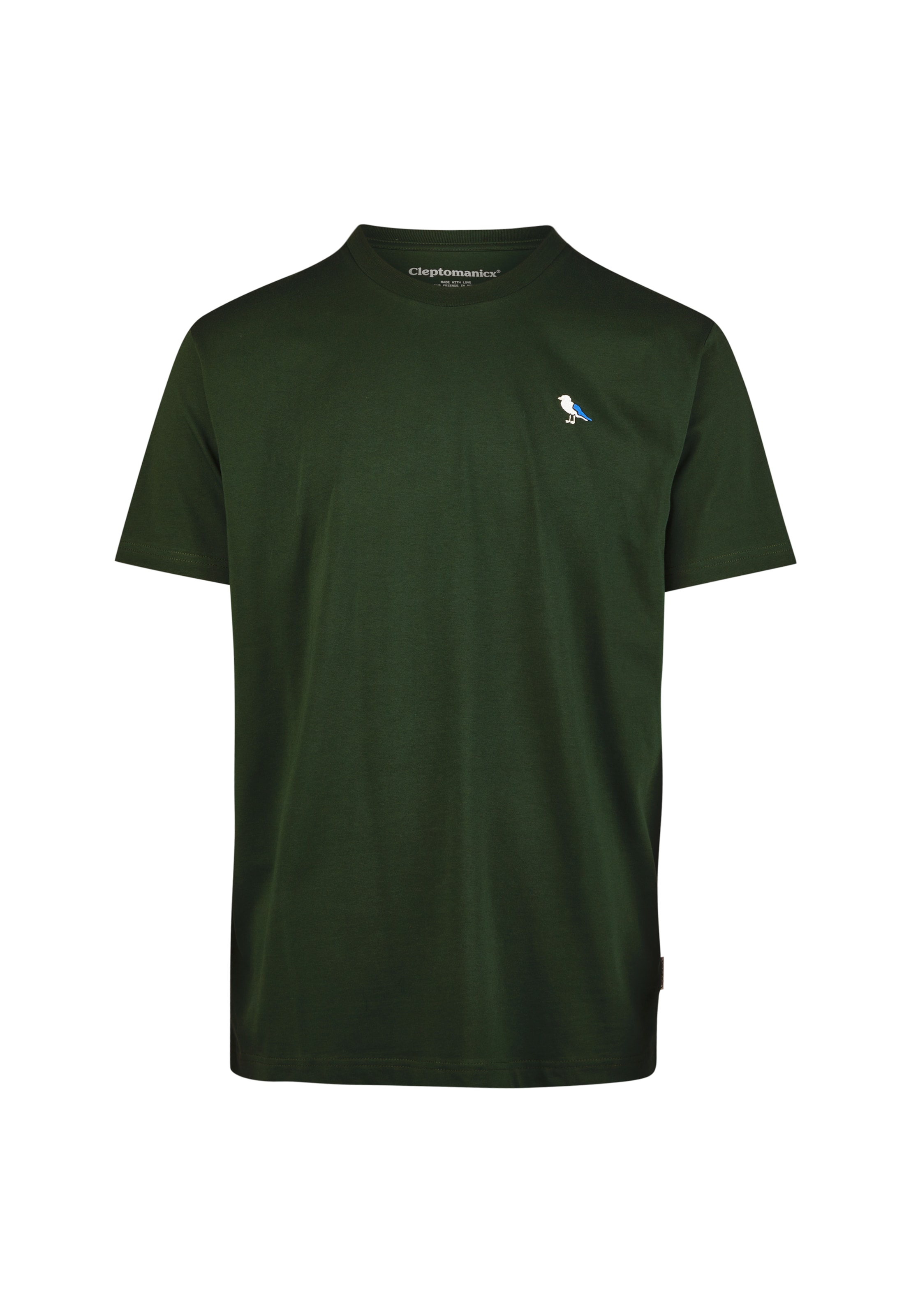 

Cleptomanicx Футболка 'Embro Gull' в цвете Fir