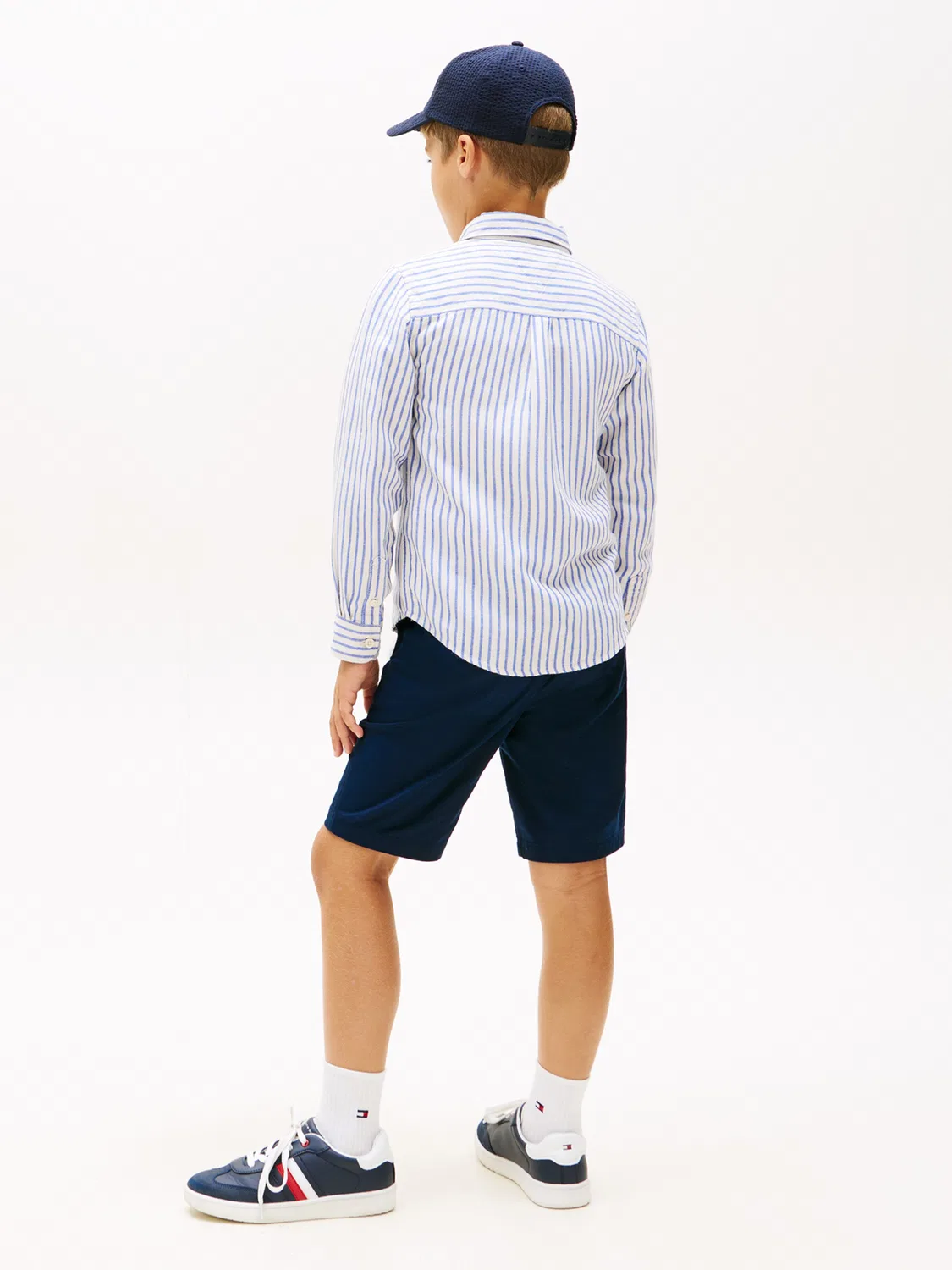 Рубашка на пуговицах стандартного кроя Tommy Hilfiger, Mottled Blue — фото 3