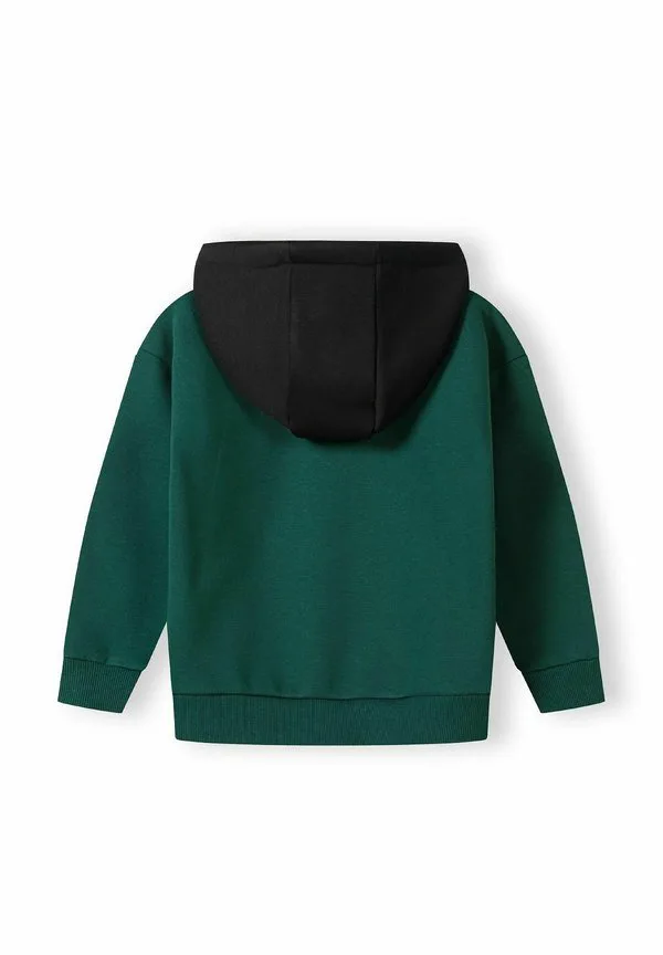 Толстовка с застежкой-молнией до середины груди Minoti, Dark Green — фото 3