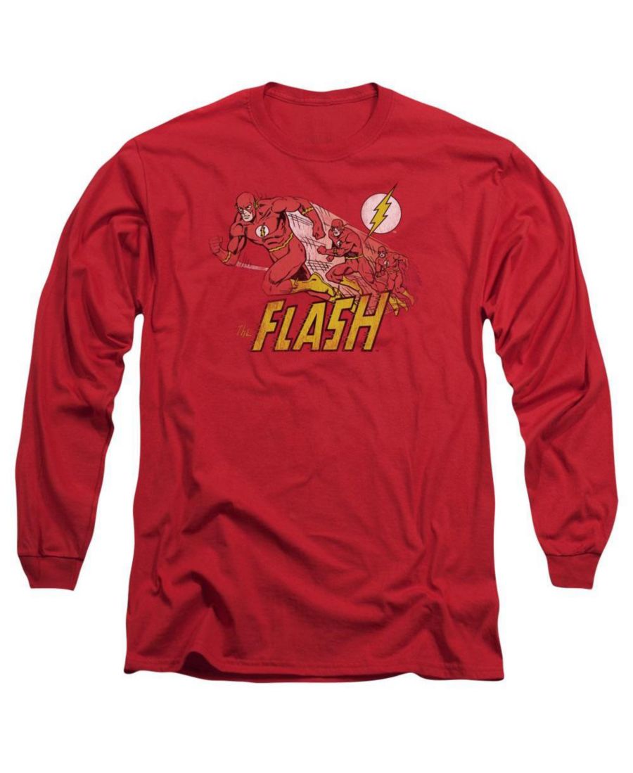 

Мужская футболка с длинным рукавом DC Comics Crimson Comet Flash, Red, Серый, Мужская футболка с длинным рукавом DC Comics Crimson Comet Flash, Red