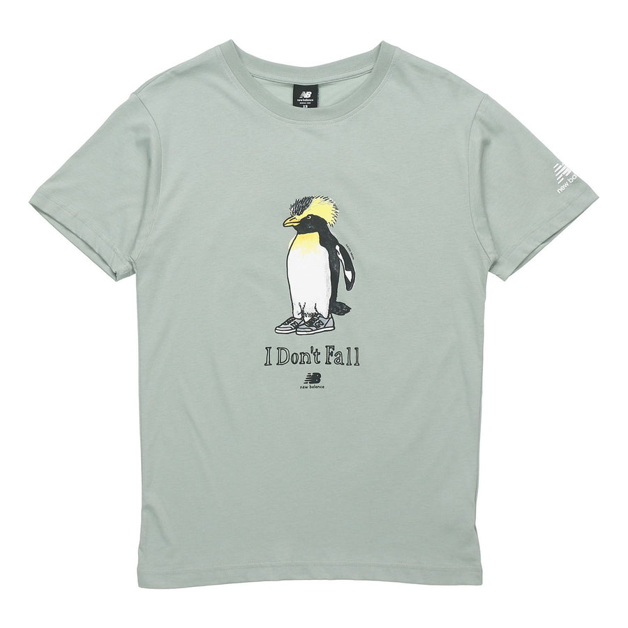 

Футболка New Balance Casual Graphic Print Tee 'Green', зеленый