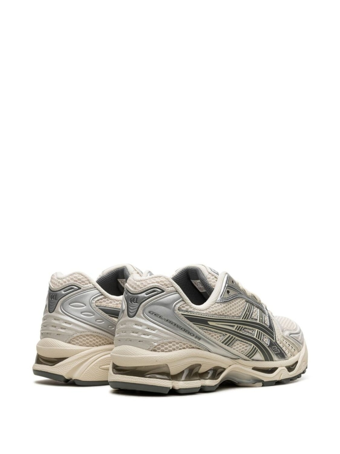 Кроссовки Asics Gel-Kayano 14, белый/серый/серебристый — фото 3