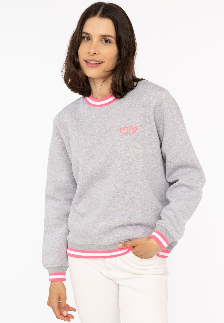 

Толстовка Zwillingsherz Sweatshirt, Hellgrau/Light Grey