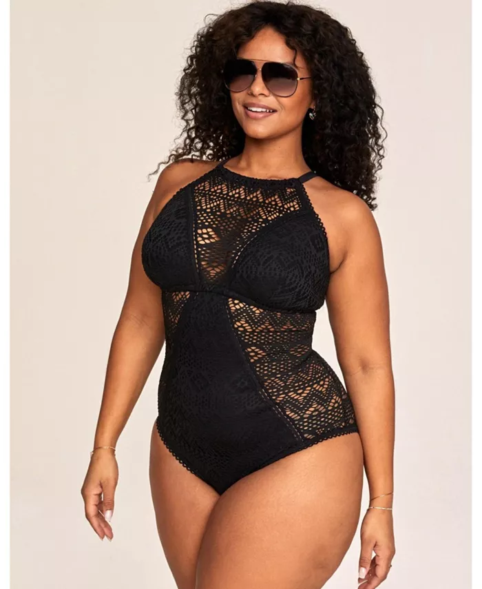 

Купальник цельный Plus Size Margaret Adore Me, черный