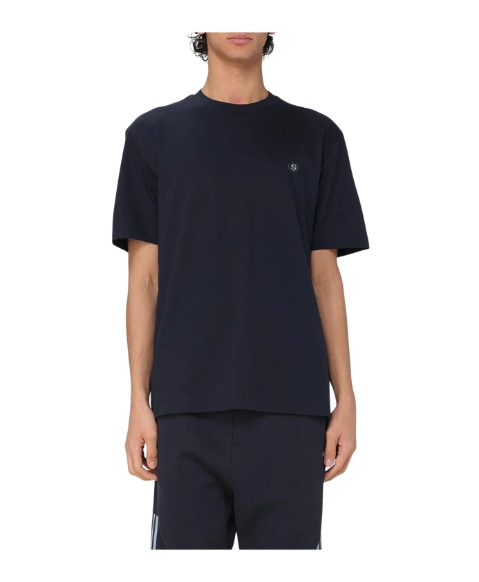 

Футболка с короткими рукавами и круглым вырезом Hugo, синий