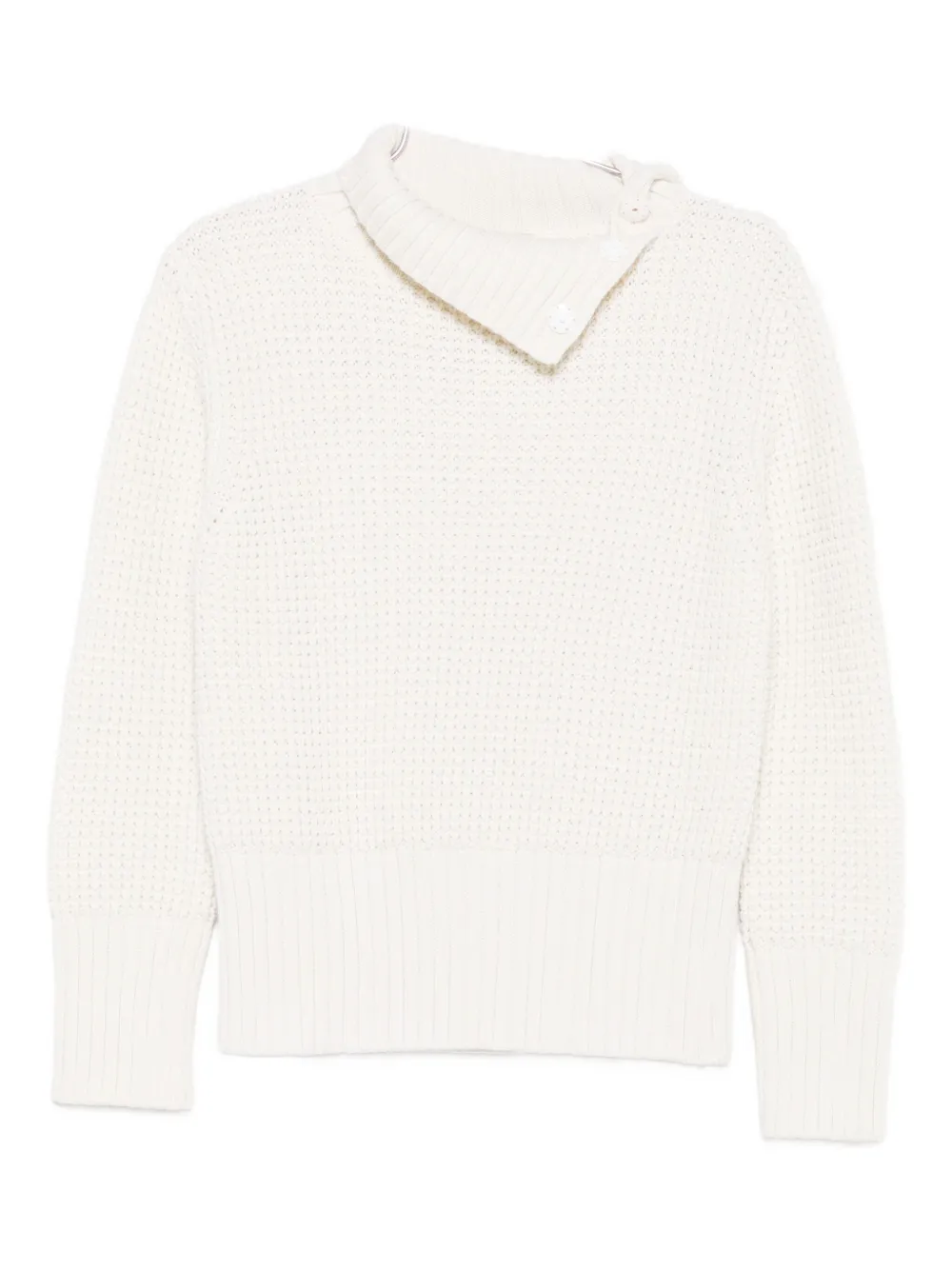 

Джемпер из ажурной вязки Intrecci, белый