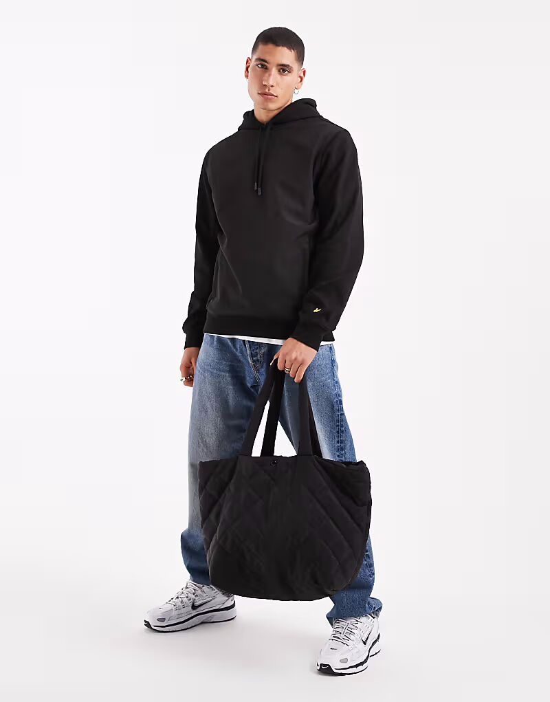 

Толстовка Lyle & Scott из софтшелла средней толщины с капюшоном цвета z865, угольно-черный