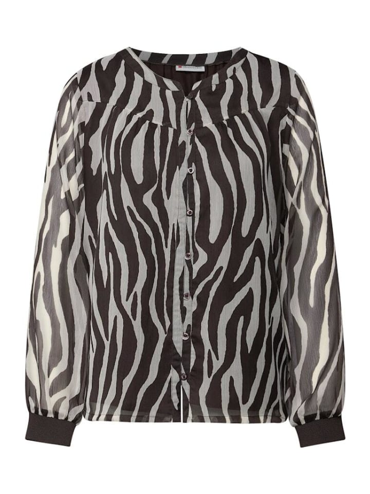 

Блузка с длинными рукавами, насыщенного коричневого цвета Street One