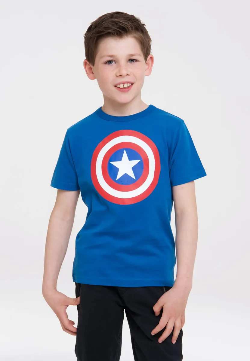 

Футболка Logoshirt "Marvel Comics", с лицензионным дизайном, синий