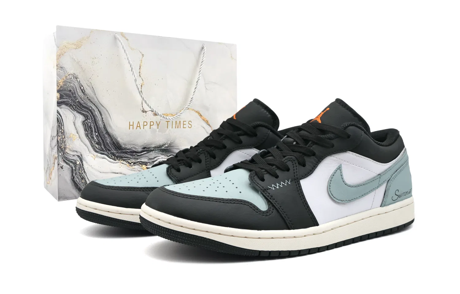 Кроссовки баскетбольные Air 1 Low Light Green Jordan