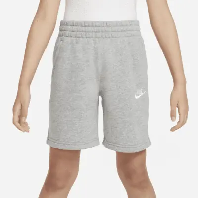 Шорты Nike Sportswear Club Fleece, цвет Dark Grey Heather/Base Grey/White — фото 3