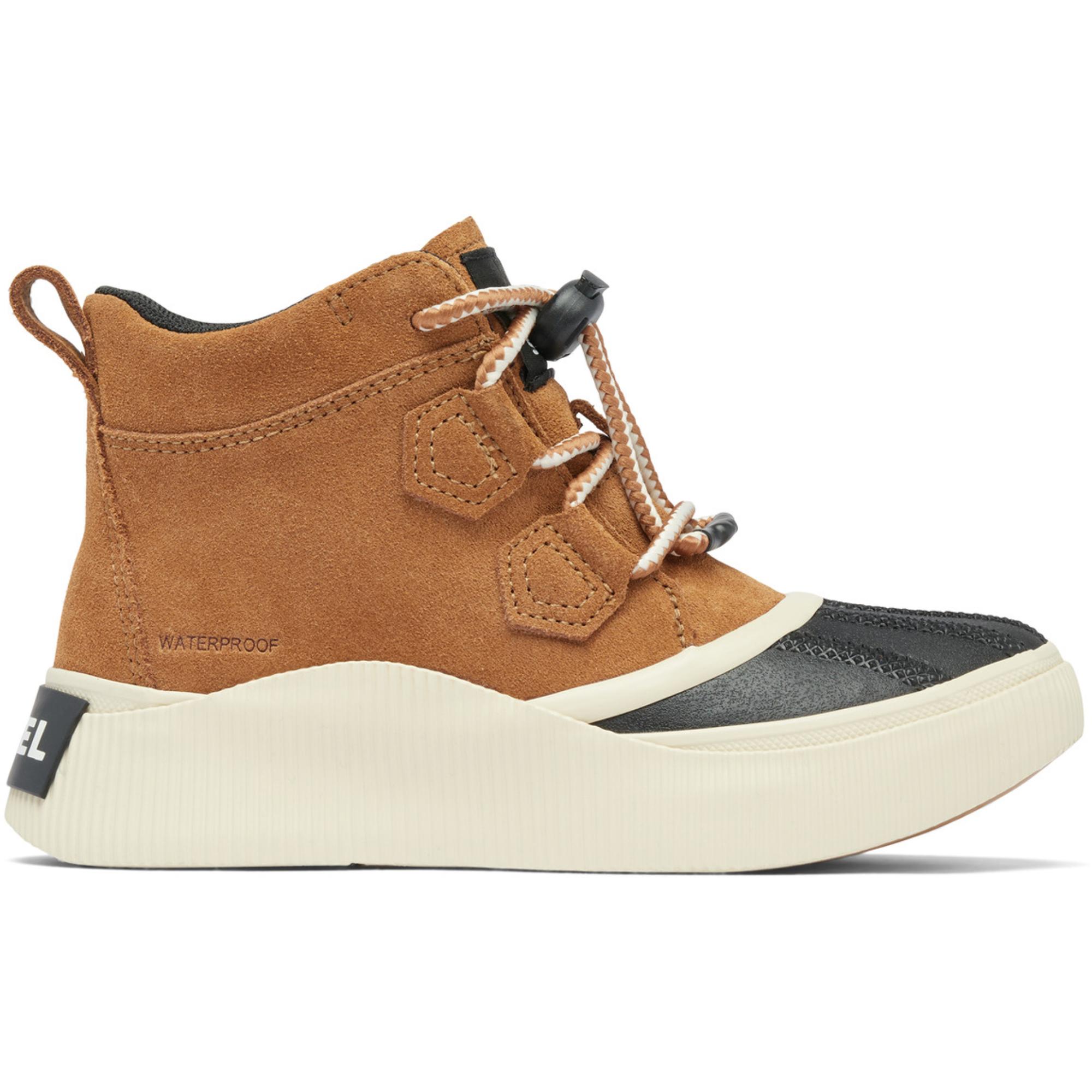 

Детские классические водонепроницаемые ботинки OUT N ABOUT IV Sorel, Taffy/Black