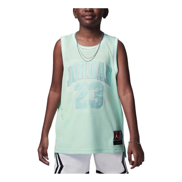

Спортивная футболка 23 graphic basketball jersey 'mint green' Air Jordan, зеленый