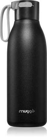 

Термо самоочищающаяся бутылка Muggo Pure, Black 450 ml