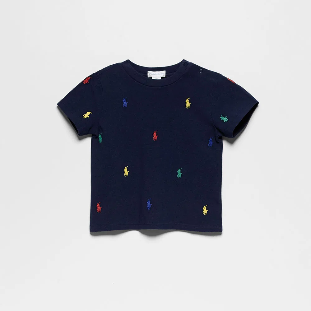 Детская хлопковая футболка-поло Polo Pony от Polo Ralph Lauren Children