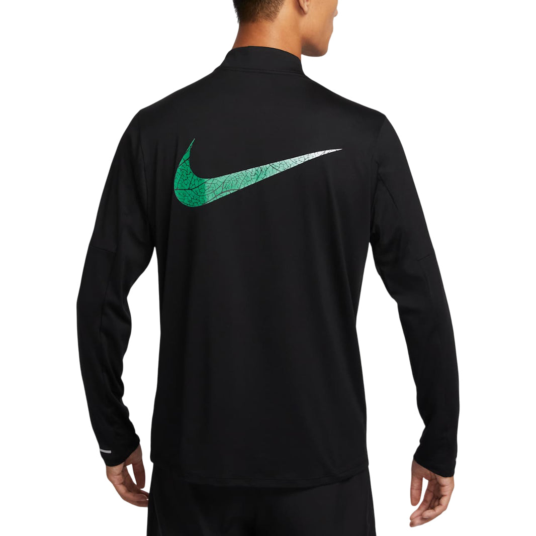 Спортивный топ Nike Element Dri-FIT Running Top Asia Sizing 'Kipchoge-Black' FZ1079-010, черный — фото 2