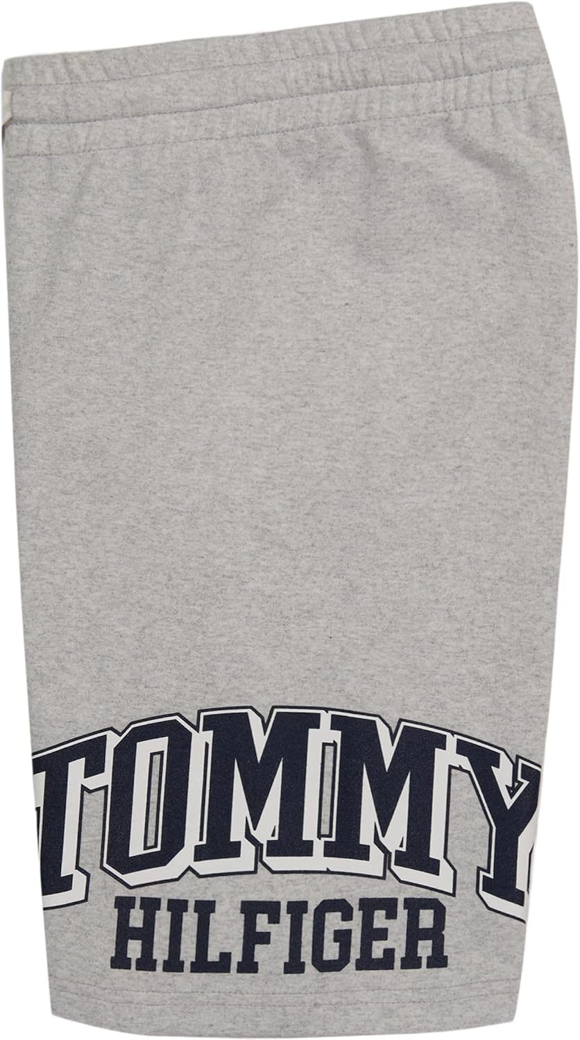 Трикотажные шорты Tommy Hilfiger для мальчиков с полосками и графическим принтом (для детей старшего возраста), Varsity Light Grey — фото 2