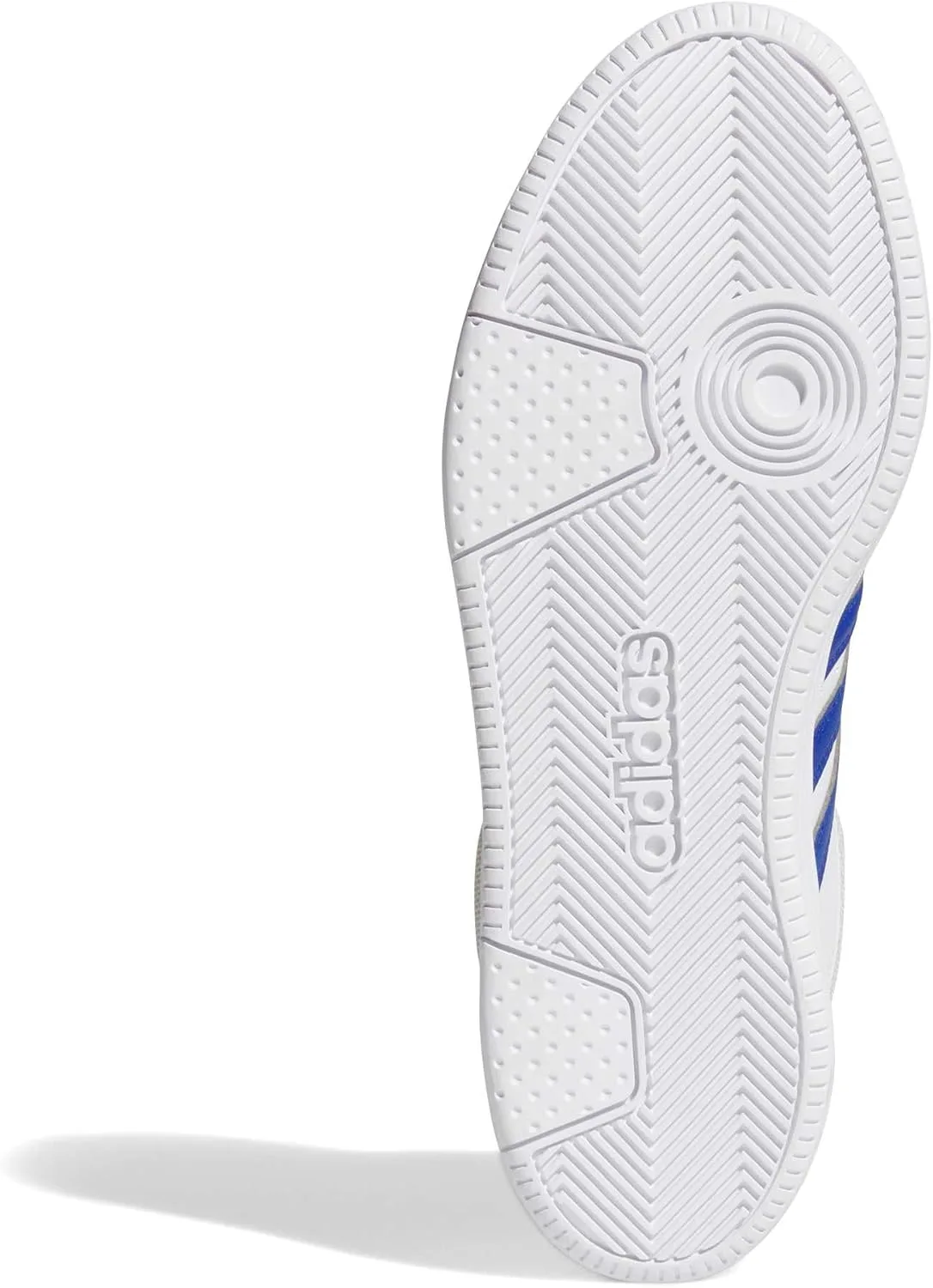 Кроссовки Adidas Hoops Mid Classic, белый/синий/серый — фото 3