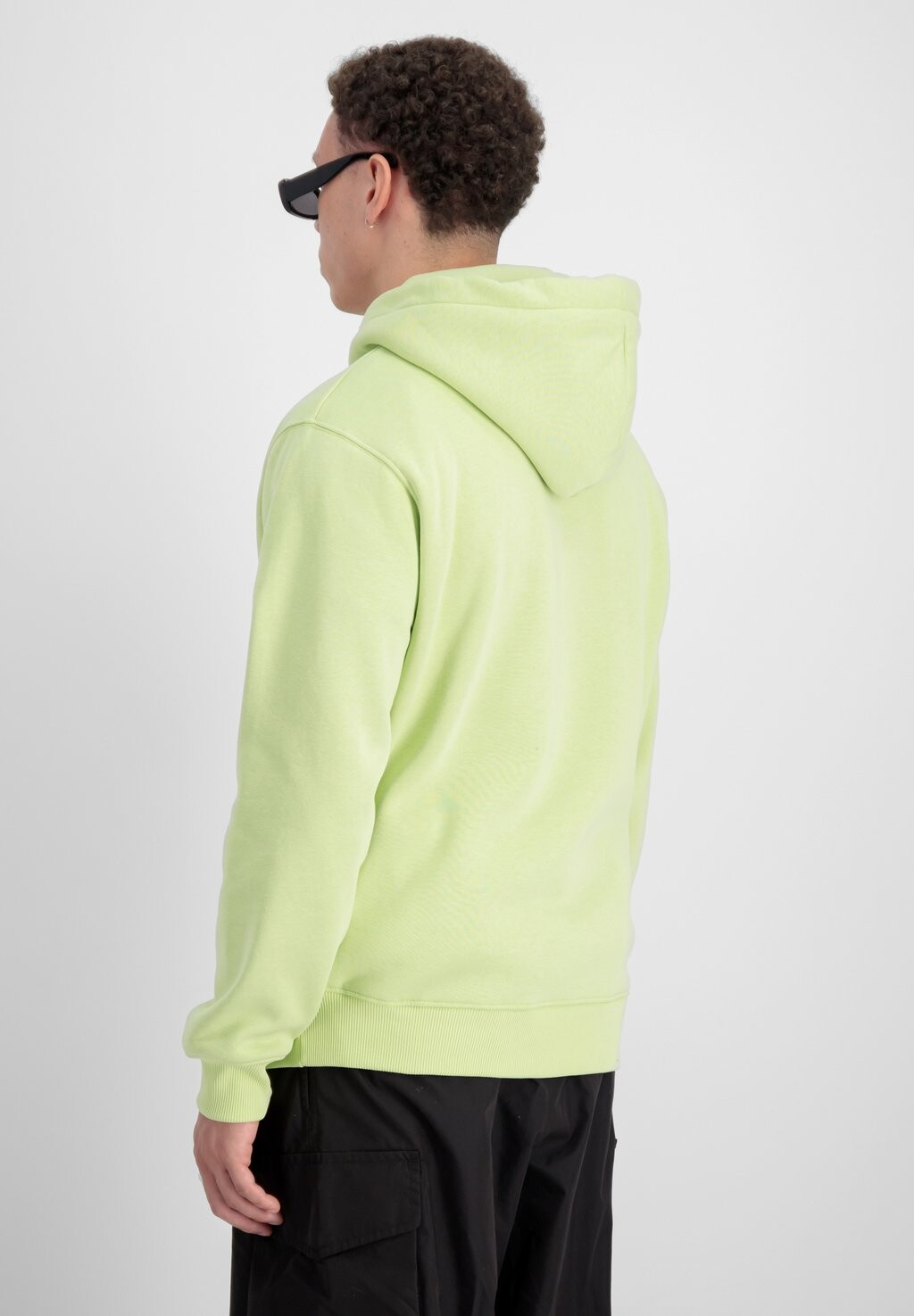 

Толстовка с капюшоном SMALL LOGO Alpha Industries, светло-зеленый