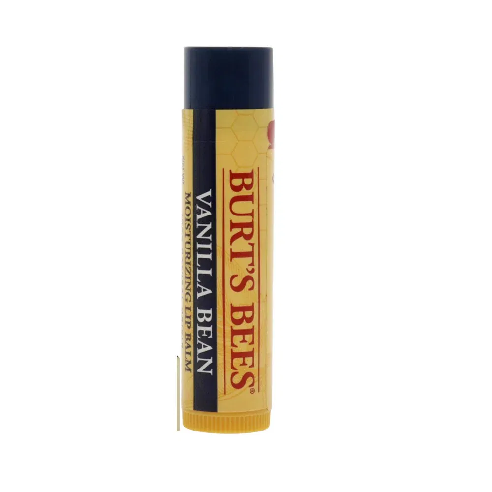 Увлажняющий бальзам для губ с ароматом ванили от Burts Bees в блистерной упаковке, подходит как для мужчин, так и для женщин - 0,15 унции (34 г), Clear/Transparent — фото 2