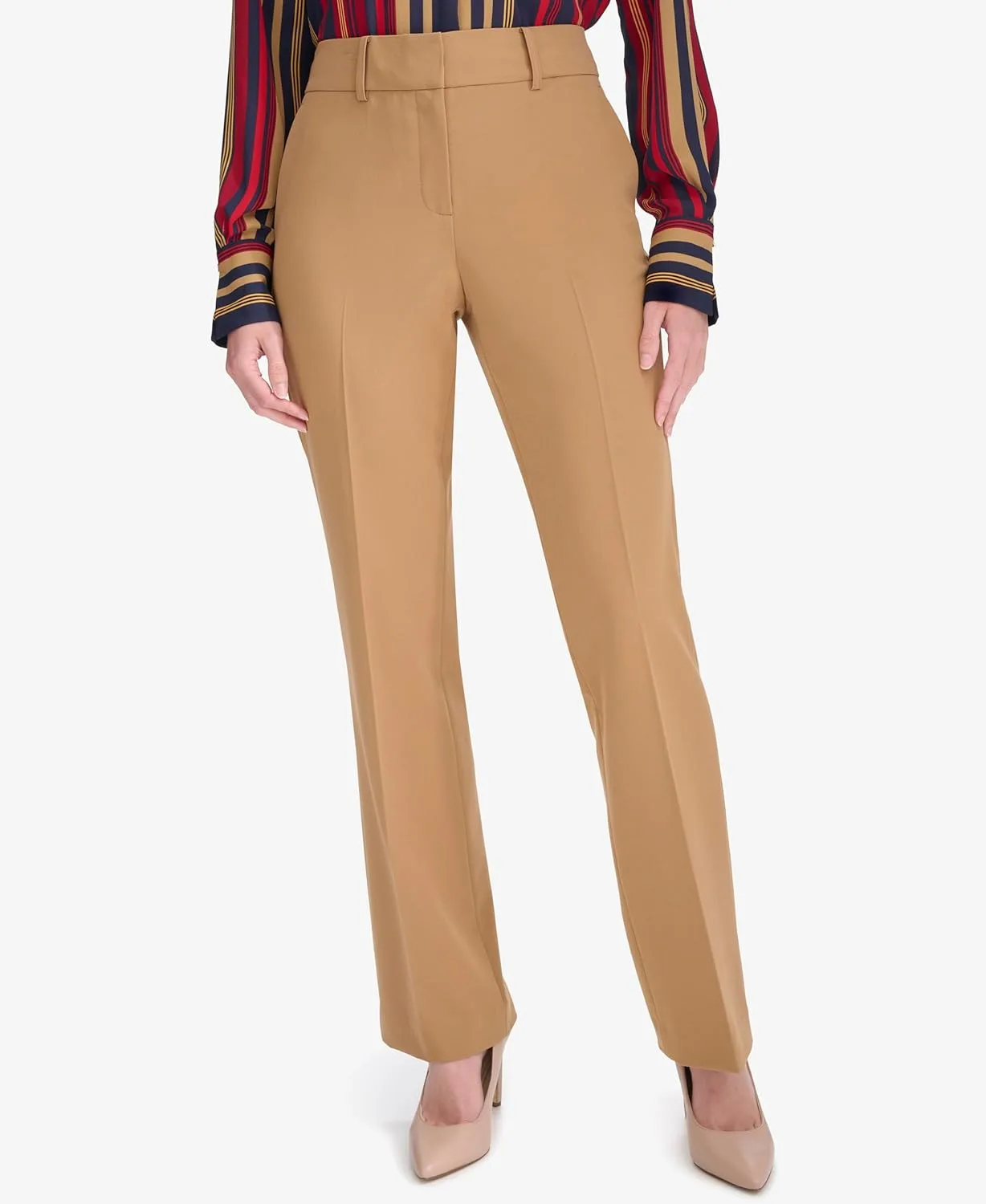 Женские брюки-платья Sutton от Tommy Hilfiger - деловой повседневный стиль, Tobacco — фото 2