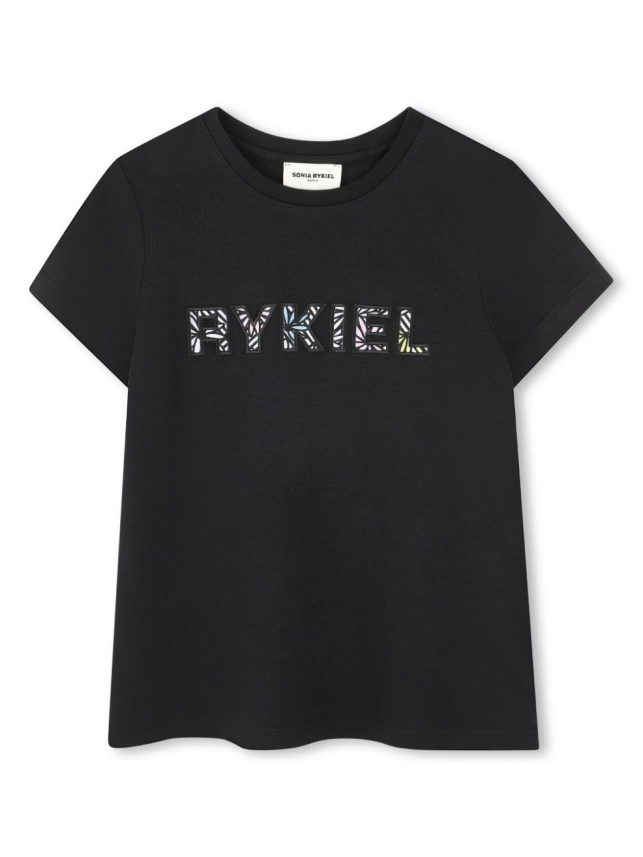 

SONIA RYKIEL ENFANT футболка с логотипом, черный