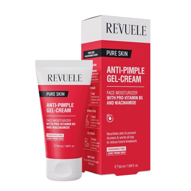 

Гель-Крем для лица Pure Skin против прыщей Revuele, 50 мл